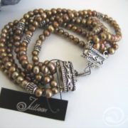 Kelly Bronze Pearl Bracelet