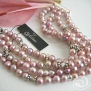 Lavender Mist Pearl Cuff Bracelet