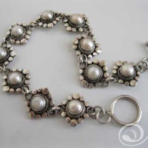 Suzie Q Pearl Designer Bracelet